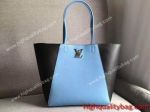 Top Grade Knockoff Louis Vuitton LOCKME CABAS Lady nattierblue Handbag buy online